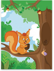 Аппликации для детей «В лесу» - Фото 1