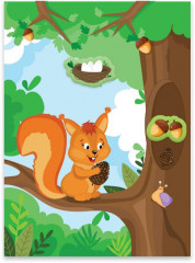 Аппликации для детей «В лесу» - Фото 2