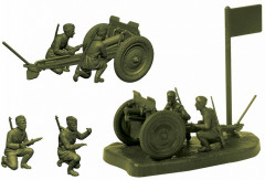 Модель сборная «Советская полковая пушка с расчетом» - Фото 4