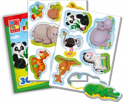 Мягкие магниты «Зоопарк» - Фото 1