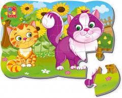 Пазлы на магните «Котики» - Фото 1
