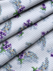 Комплект вафельных полотенец «Колокольчики» - Фото 1