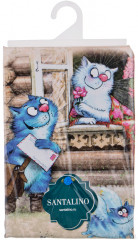 Фартук «Синие коты. Любовь моя» - Фото 1