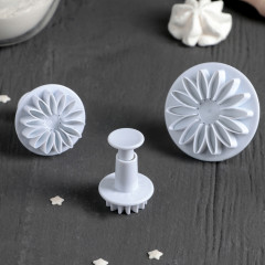 Набор плунжеров кондитерских «Герберы» - Фото 1