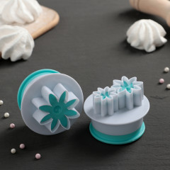 Набор плунжеров кондитерских «Цветы» - Фото 1