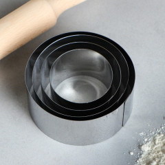 Форма для выпечки и выкладки с регулировкой размера «Круг» - Фото 1