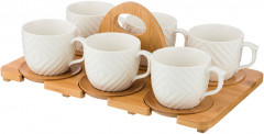 Набор чайный на 6 персон на подставке «Native» - Фото 2