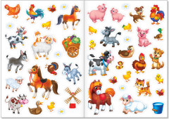Многоразовые наклейки «Изучаем животных» - Фото 4