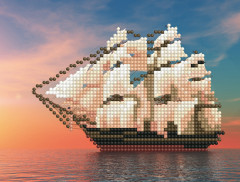 Мозаика алмазная «Утренний пейзаж» - Фото 1