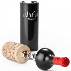 Штопор для бутылок «Mini Vin», черный - Фото 1