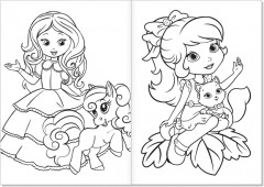 Набор раскрасок для девочек - Фото 2