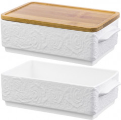 Набор блюд для холодца «Белые розы» - Фото 1