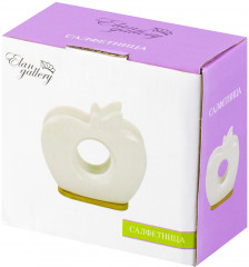 Салфетница на деревянной подставке «Яблоко» - Фото 4