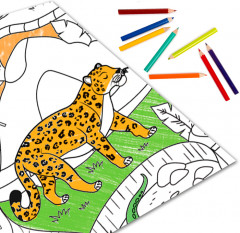 День в зоопарке. Раскраска гигант - Фото 2