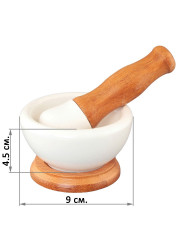 Ступка с пестиком «Снежная королева» - Фото 1