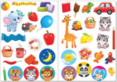 Наклейки многоразовые «Учимся сравнивать» - Фото 2