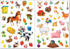 Наклейки многоразовые «Ферма» - Фото 2