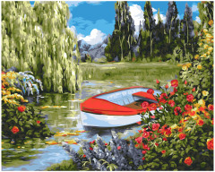 Картина по номерам «Цветочная заводь» - Фото 1