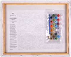 Картина по номерам «Цветочная заводь» - Фото 2