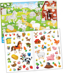 Наклейки многоразовые «Такие разные животные» - Фото 2