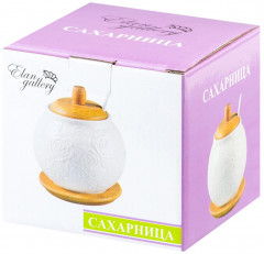 Сахарница на деревянной подставке «Розы» - Фото 2