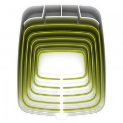 Сушилка для посуды «Arena», белая/зеленая - Фото 5