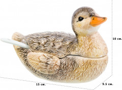 Сахарница-икорница «Уточка» - Фото 1