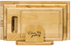 Набор досок разделочных с подставкой - Фото 1