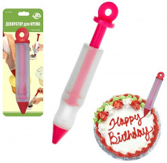 Декоратор для крема с двумя насадками - Фото 2