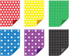 Картон цветной «Горошек» - Фото 1