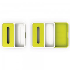 Органайзер кухонный, бело-зеленый - Фото 1