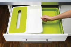 Органайзер кухонный, бело-зеленый - Фото 3