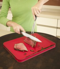 Доска разделочная с бортом «Cut&Carve», зеленая - Фото 5