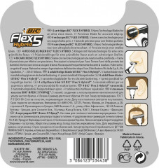 Кассеты сменные для мужской бритвы Bic «Flex 5 Hybrid» - Фото 1