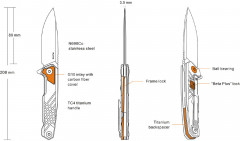 Нож складной «M875-TZ» - Фото 3