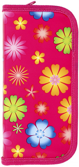 Пенал школьный «Цветы»