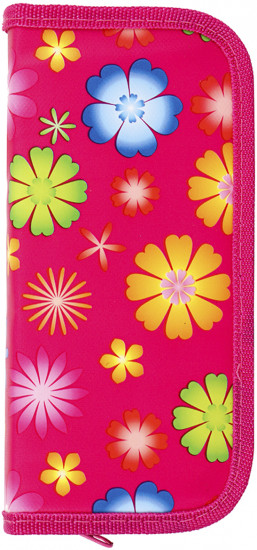 Пенал школьный «Цветы»