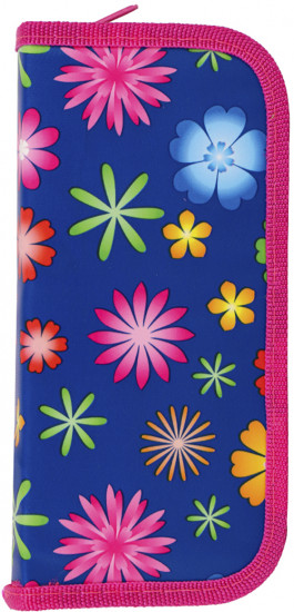 Пенал школьный «Цветы»