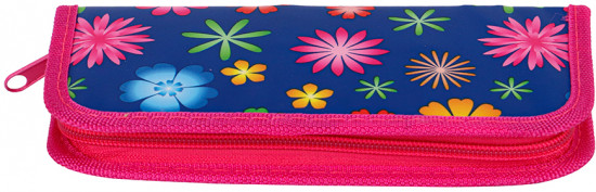 Пенал школьный «Цветы»