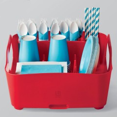 Сушилка для посуды «Tub», красная - Фото 2