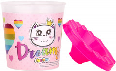 Стакан-непроливайка «Кошечка и сердца» - Фото 1