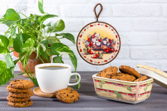 Подставка под горячее «Корзина с клубникой» - Фото 1