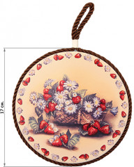 Подставка под горячее «Корзина с клубникой» - Фото 2