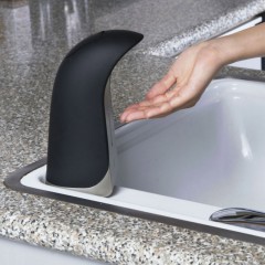 Диспенсер для мыла сенсорный «Tidal», черный - Фото 1