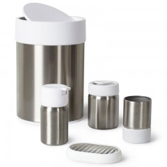 Контейнер мусорный «Ensa», белый - Фото 2