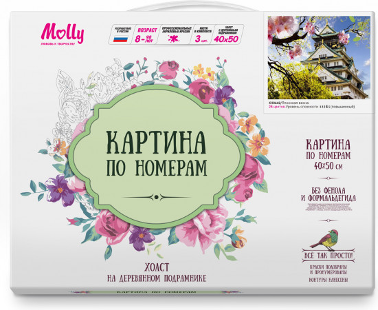 Картина по номерам «Японская весна»