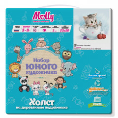 Картина по номерам «Котёнок в кружке» - Фото 1