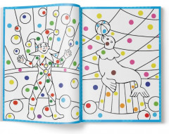 Раскраска по цветным точкам «Цирк» - Фото 1