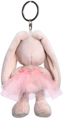 Игрушка-брелок «Зайка Ми в розовой юбке и с бантиком» - Фото 2