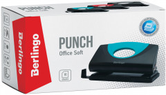 Дырокол пластиковый с линейкой - Фото 1